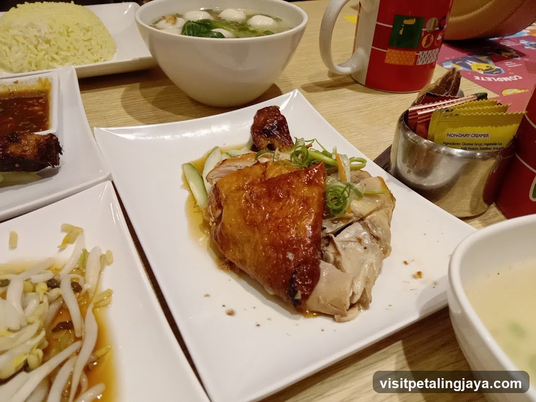 Hainanese Chicken Rice Meal