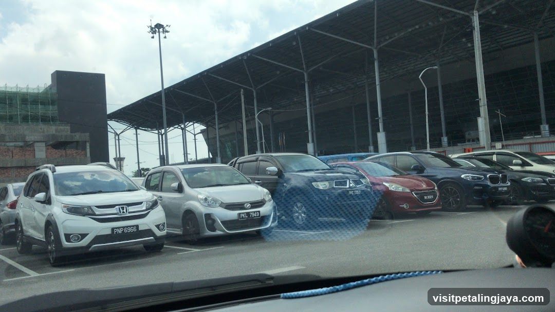 Parking Lot with Cars