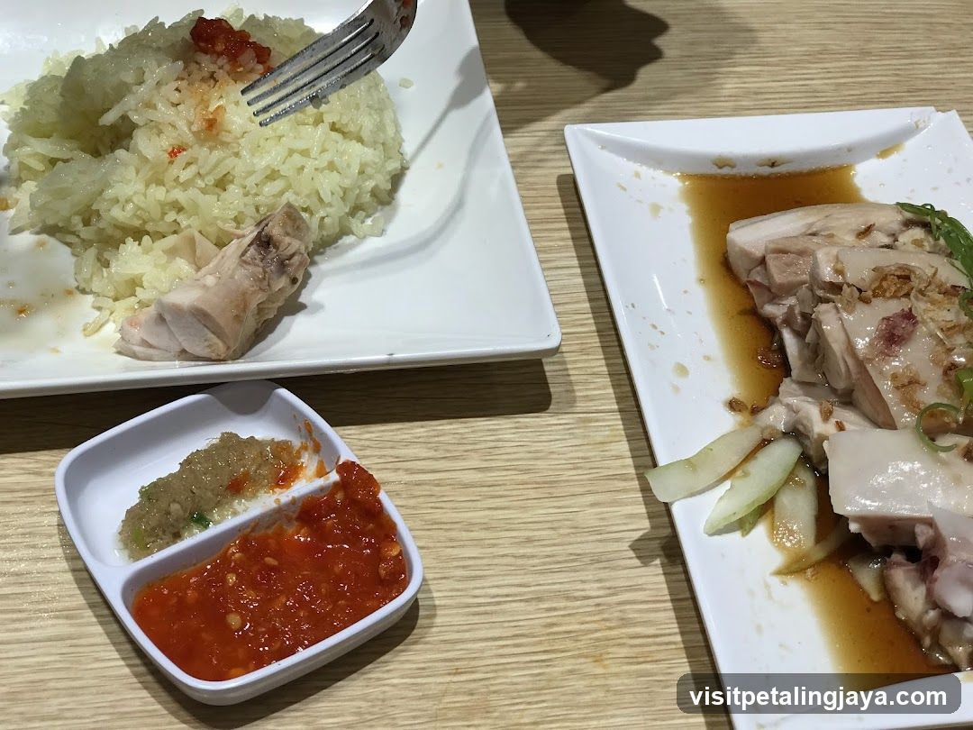 Hainanese Chicken Rice Meal