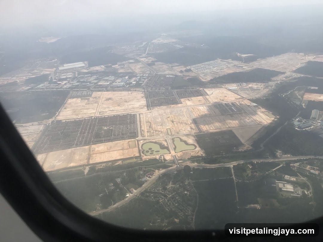 Aerial View of Land Development Site