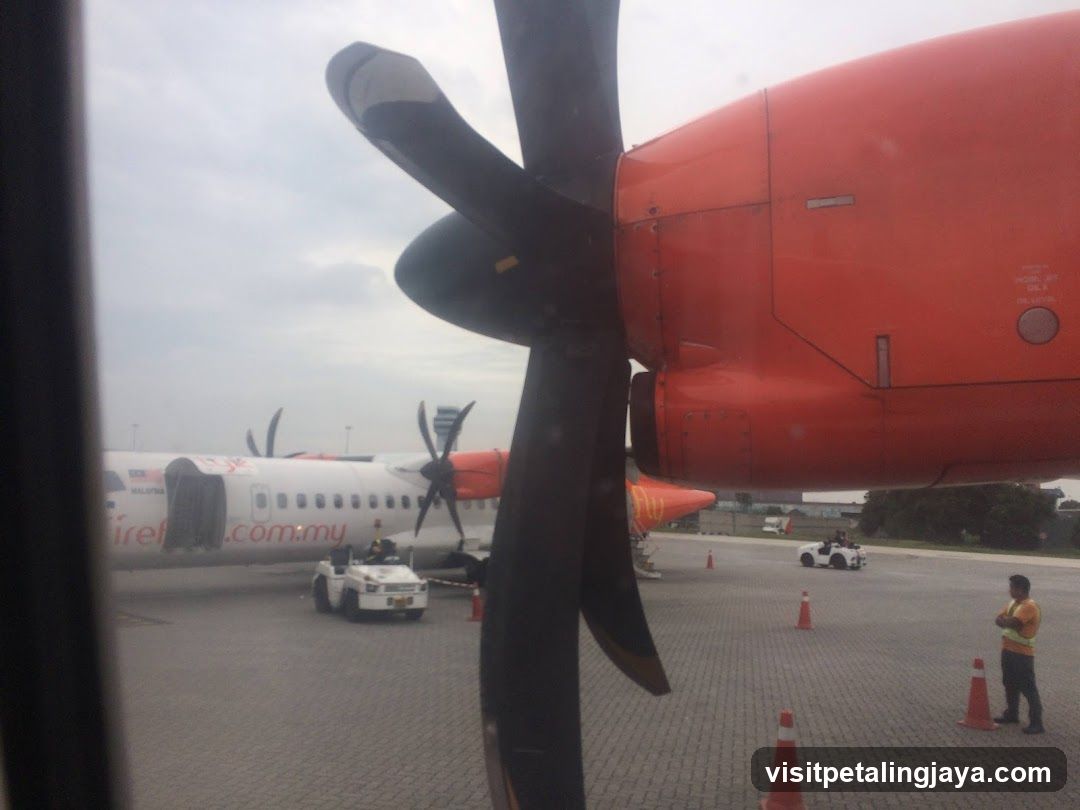 Propeller Aircraft on Tarmac