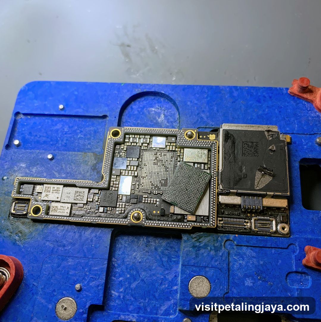 Disassembled iPhone Logic Board