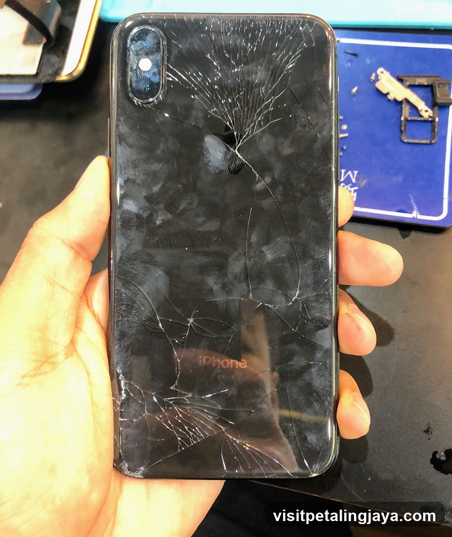 Cracked iPhone Back Cover