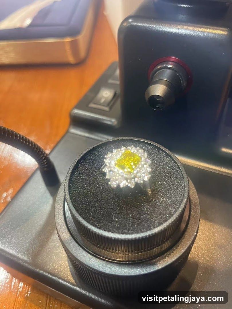 Ring Inspection Under Microscope