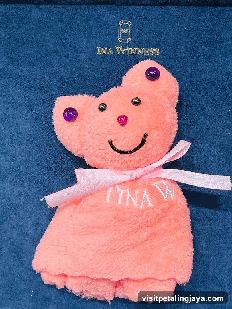 Pink Towel Bear