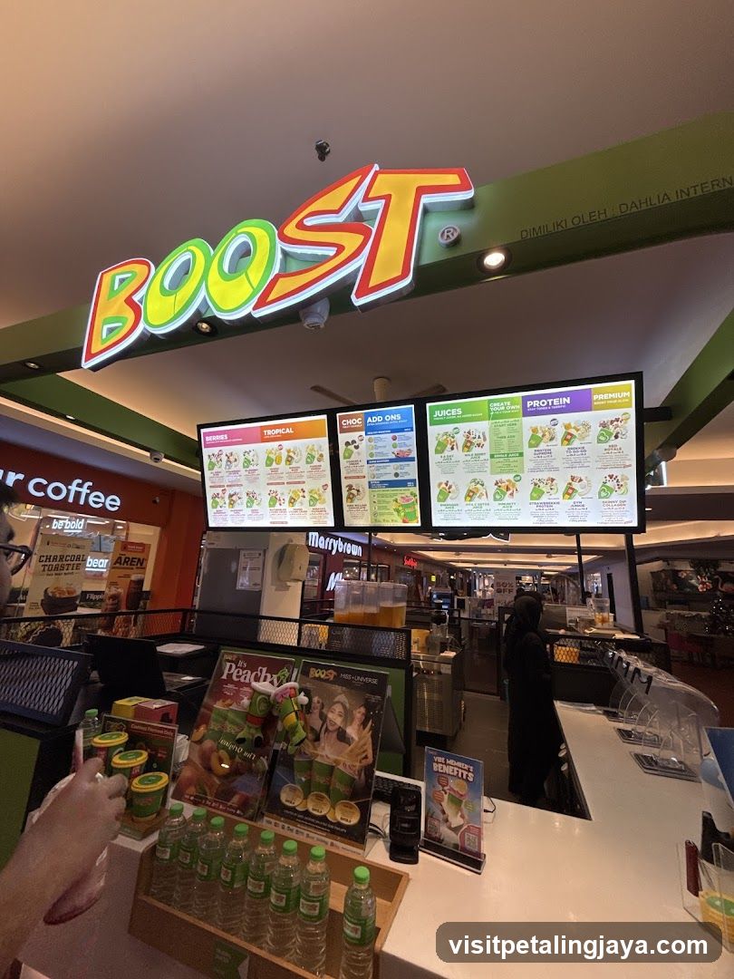 BOOST Juice Shop Interior
