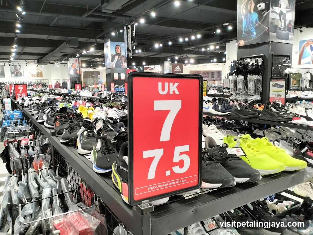 Shoe Display in Retail Store