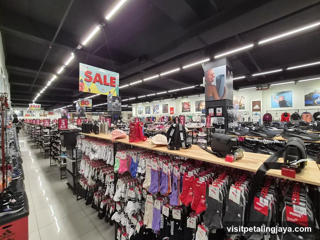 Sports Store Interior Sale Display