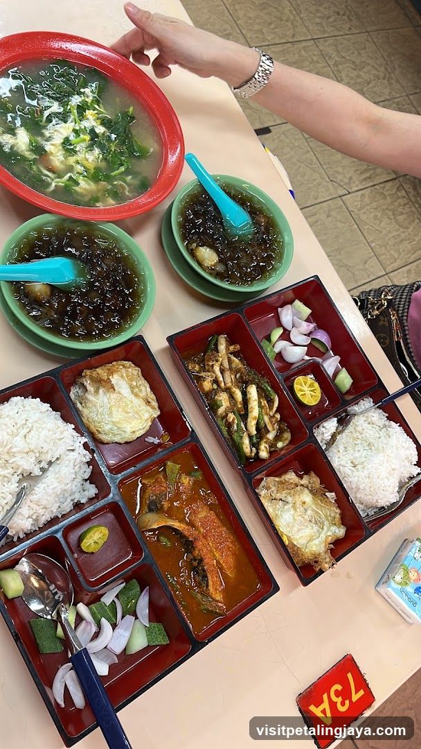 Food Spread on Table