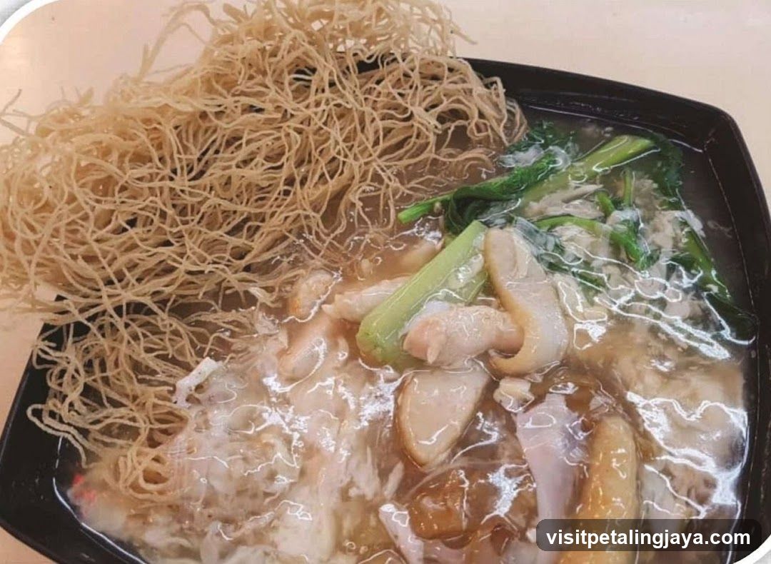 Noodle Soup with Vermicelli and Vegetables