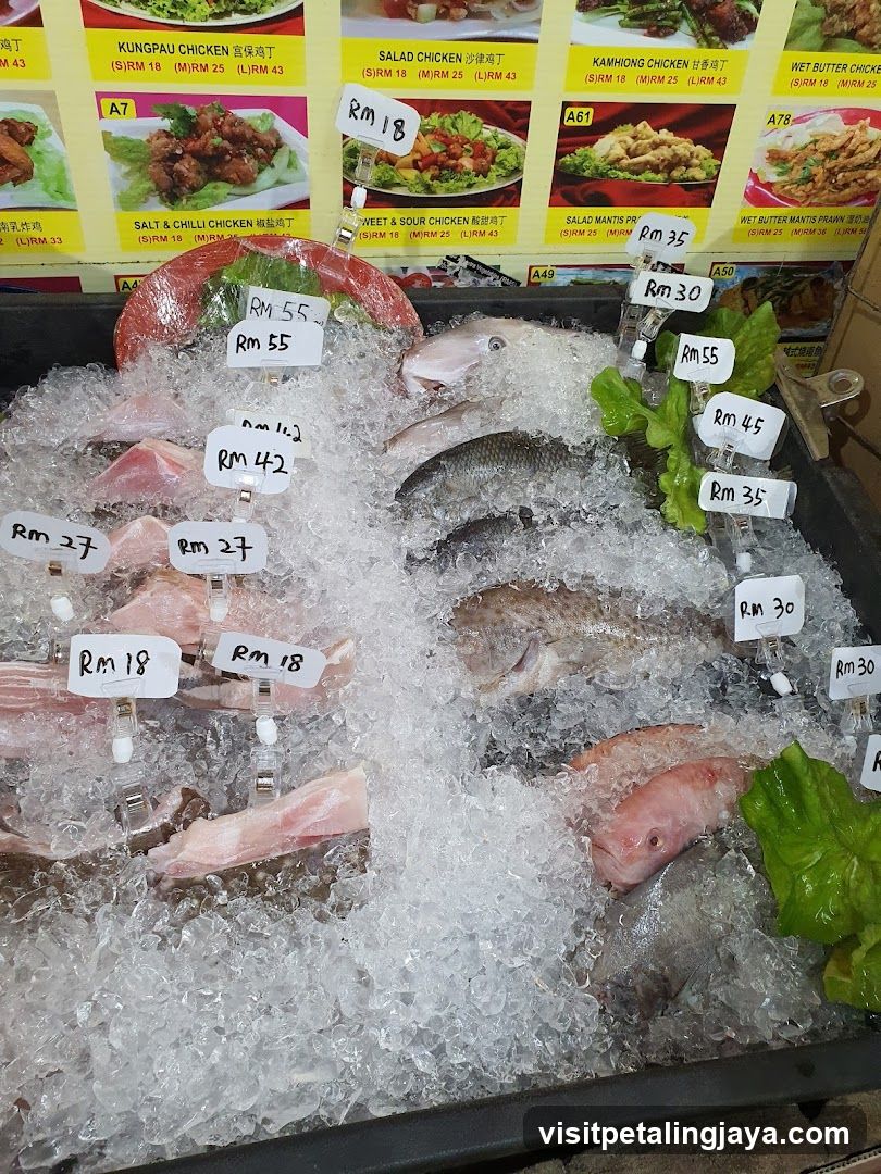 Fresh Fish Display