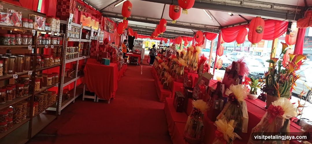 Red Market Stall Interior