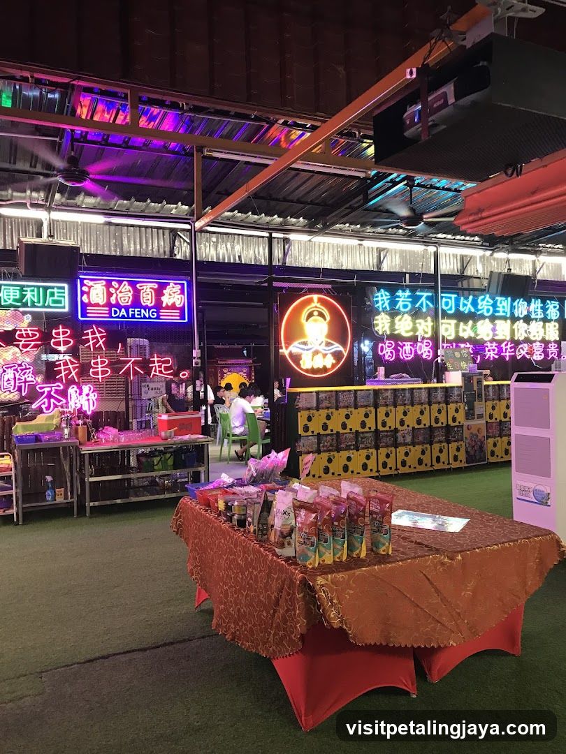 Night Market Stall Display