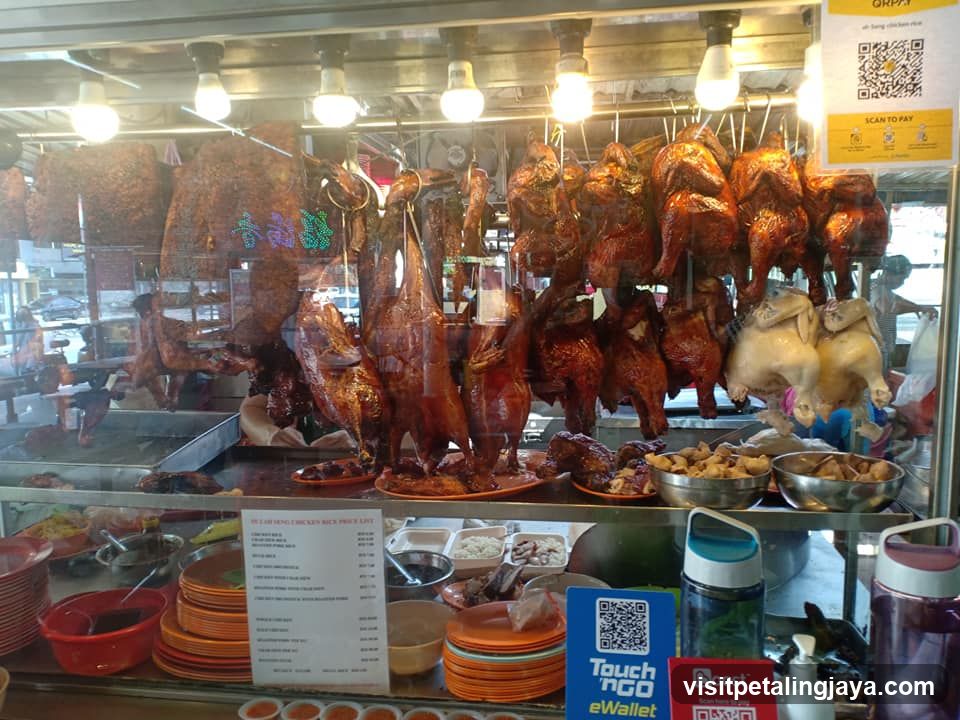 Roast Duck Stall Display