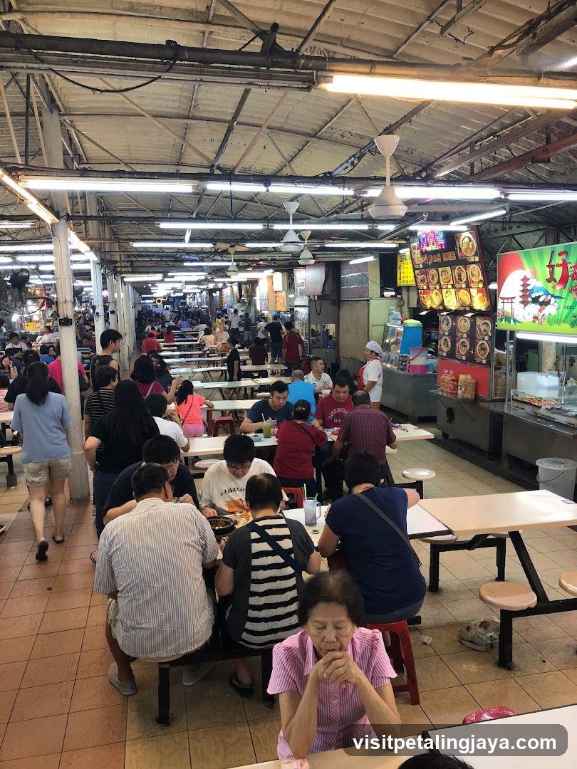 Busy Food Court Interior