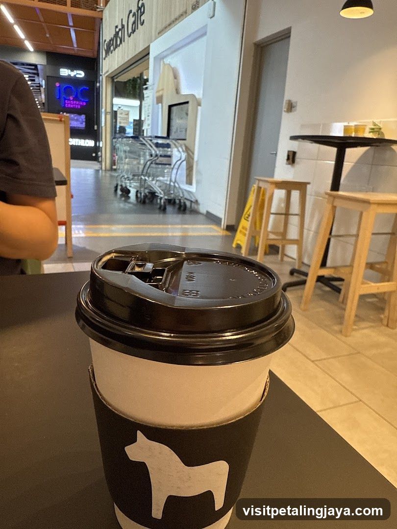 Coffee Cup in Cafeteria