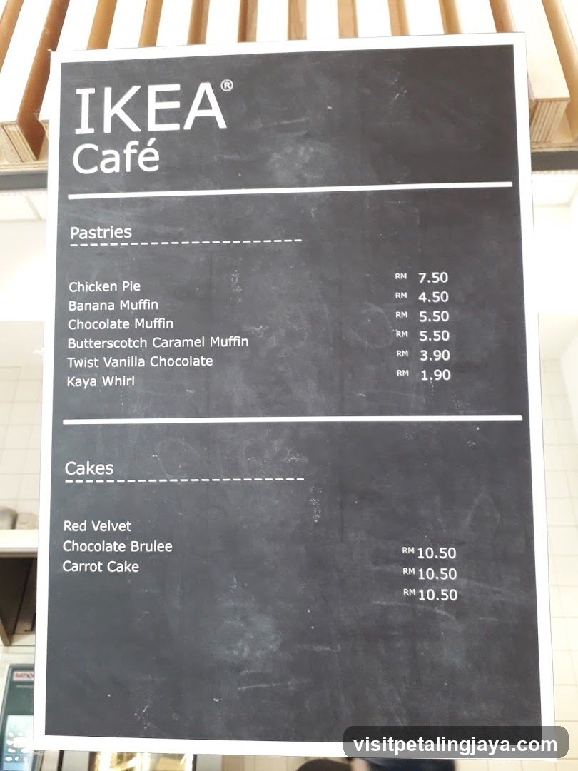 IKEA Café Menu Board