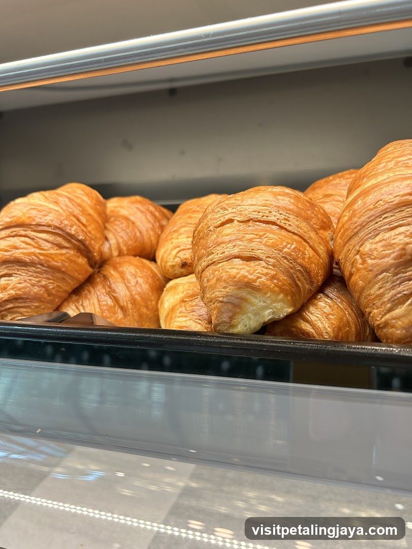 Croissants in Display Case