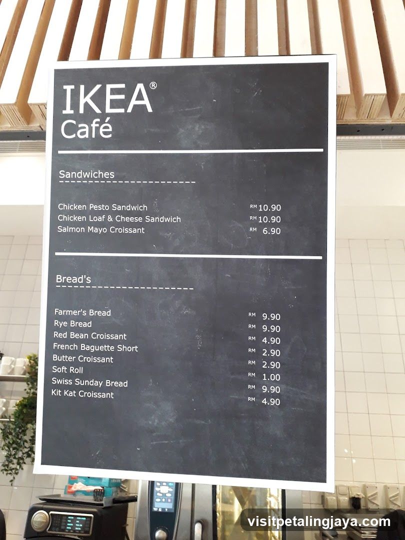 IKEA Café Menu Board