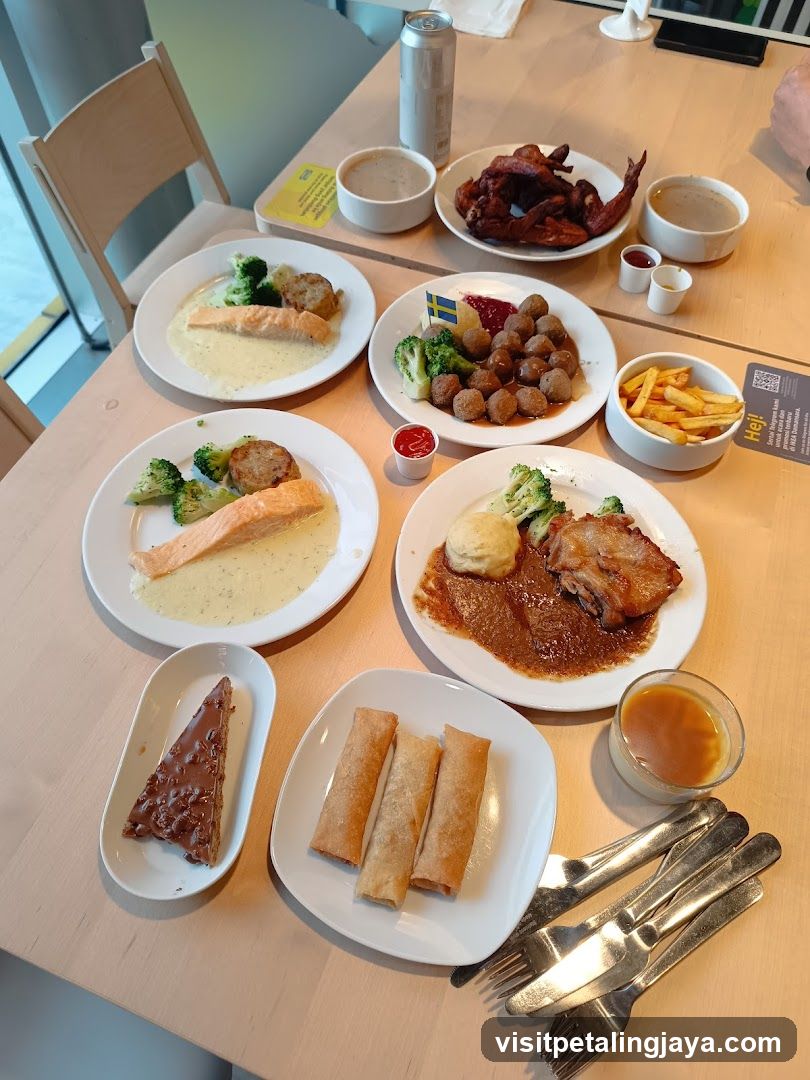 Dining Table with Swedish Cuisine