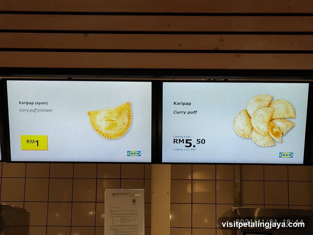 Karipap Menu Display