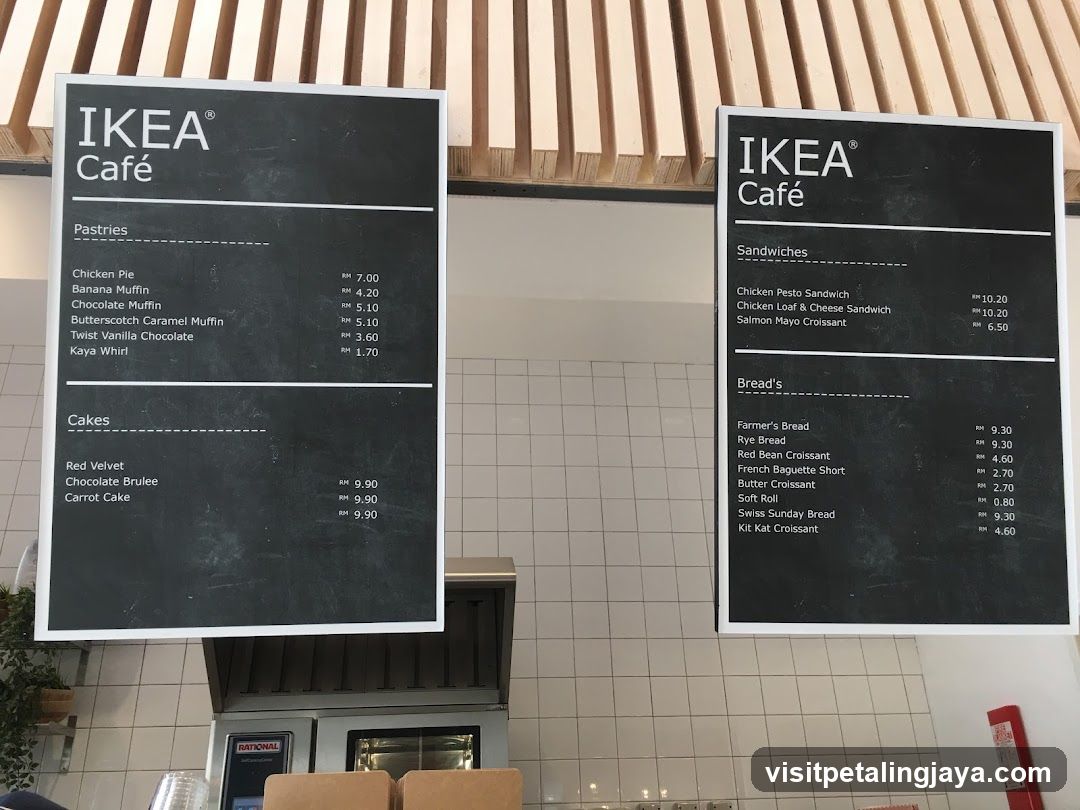 IKEA Café Menu Board