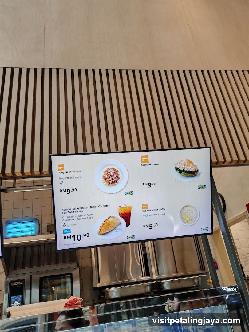 Ikea Food Court Menu Board
