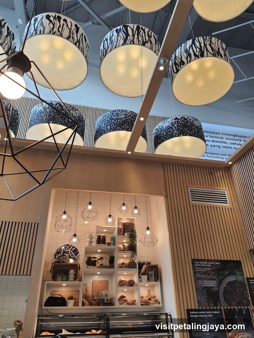 Interior of a bakery or cafe