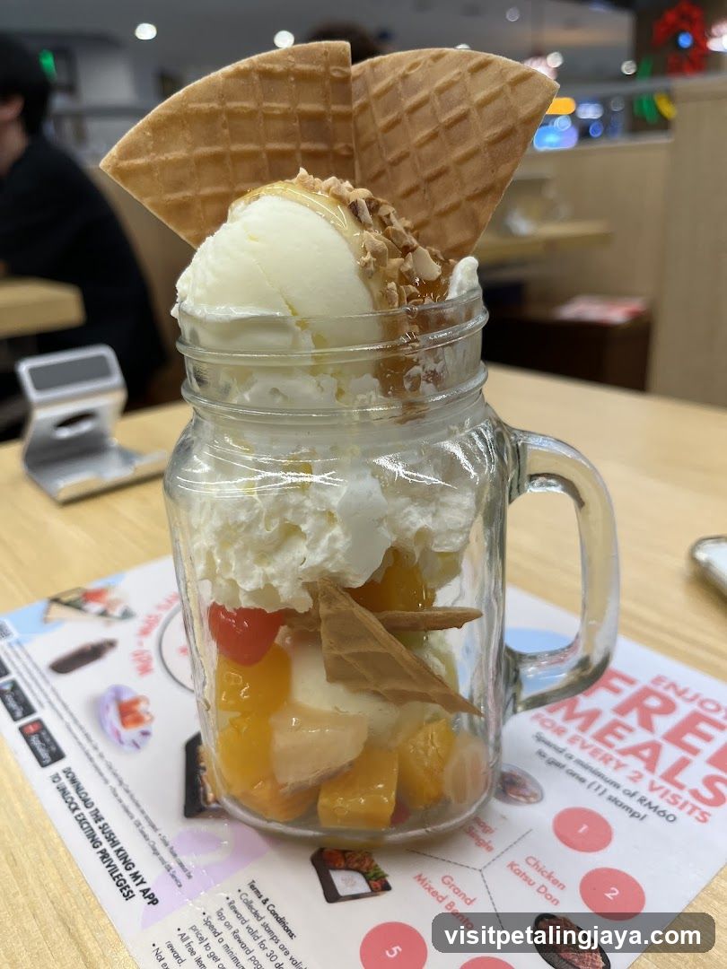 Ice Cream Dessert in Mason Jar