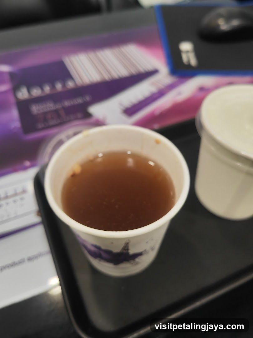 Food and Drink on Tray