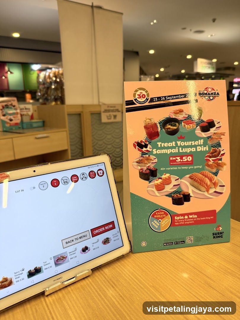 Sushi King Restaurant Interior
