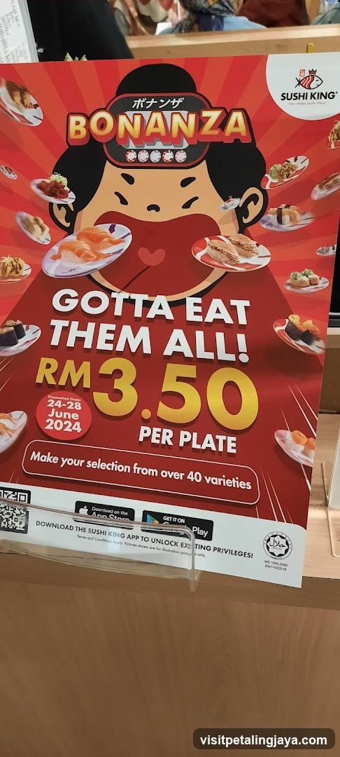 Sushi King Bonanza Promotion