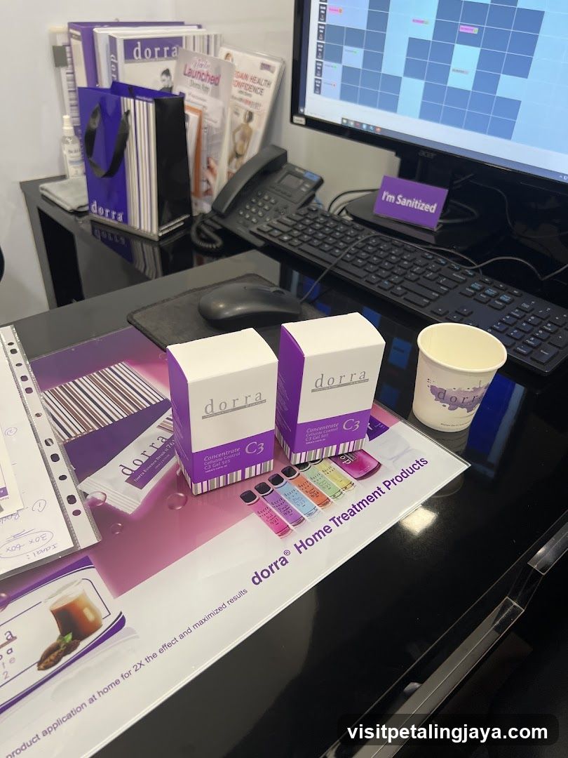 Dorra Home Treatment Products Display