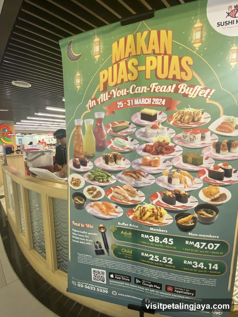 Sushi House Puas-Puas Buffet Poster