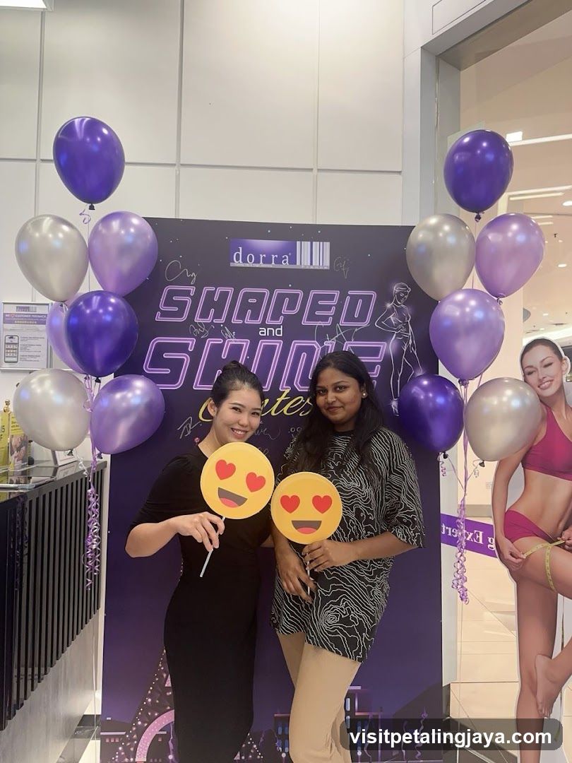 Event Photo with Balloons and Signage