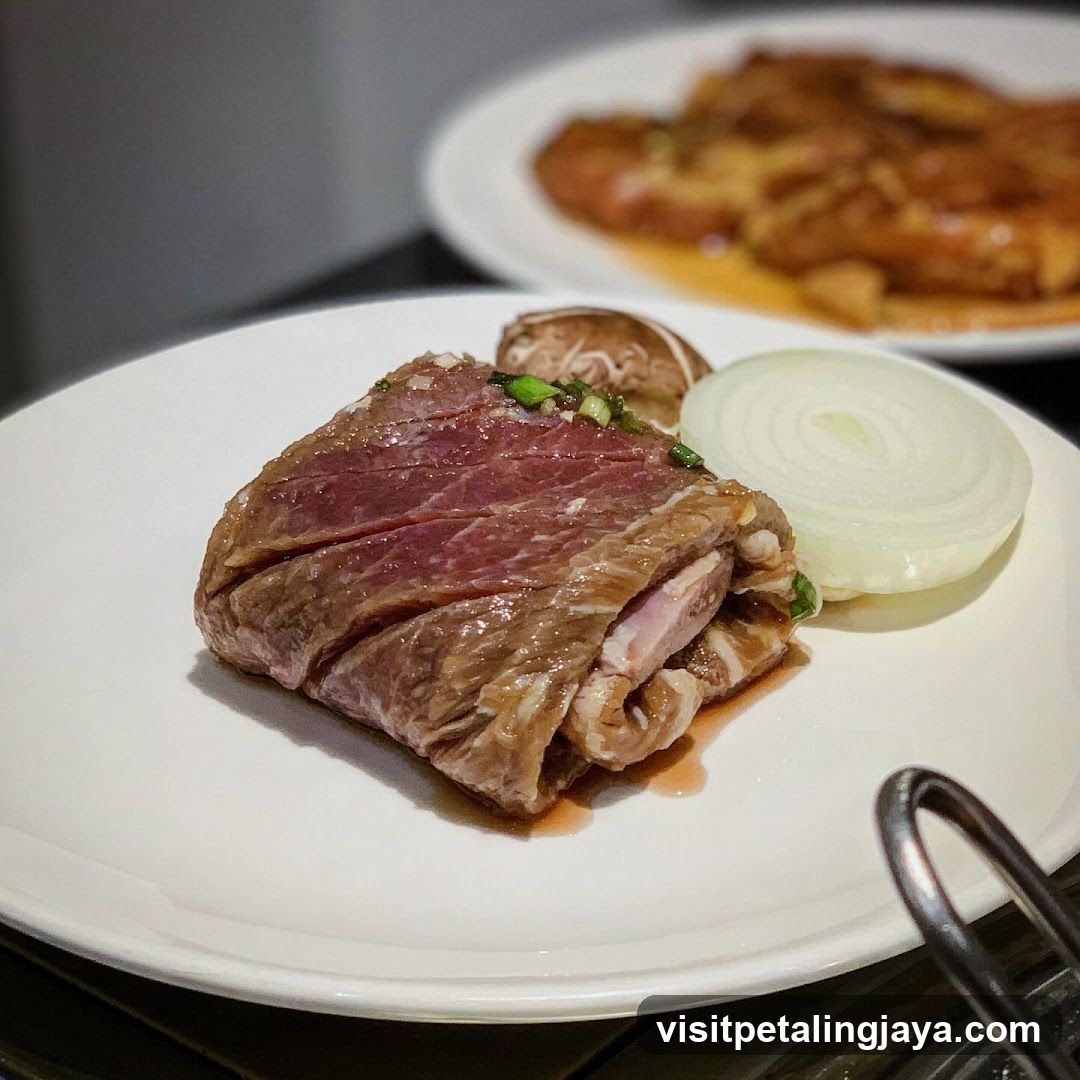 Steak Roll with Onion and Mushroom