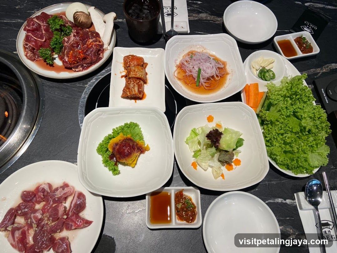 Korean BBQ Table Setting