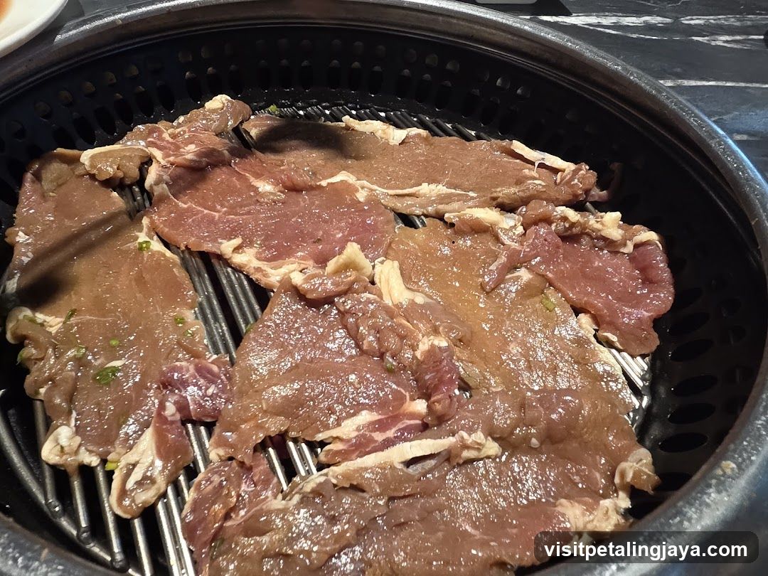 Grilled Meat on Grill