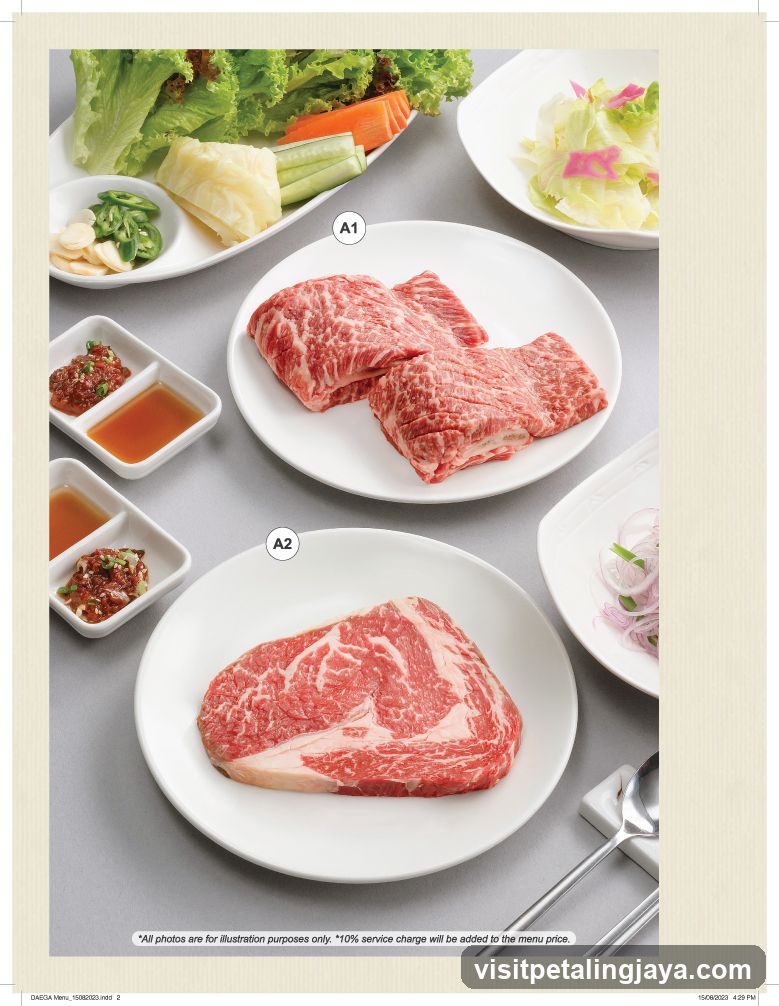 Korean BBQ Meat and Side Dishes