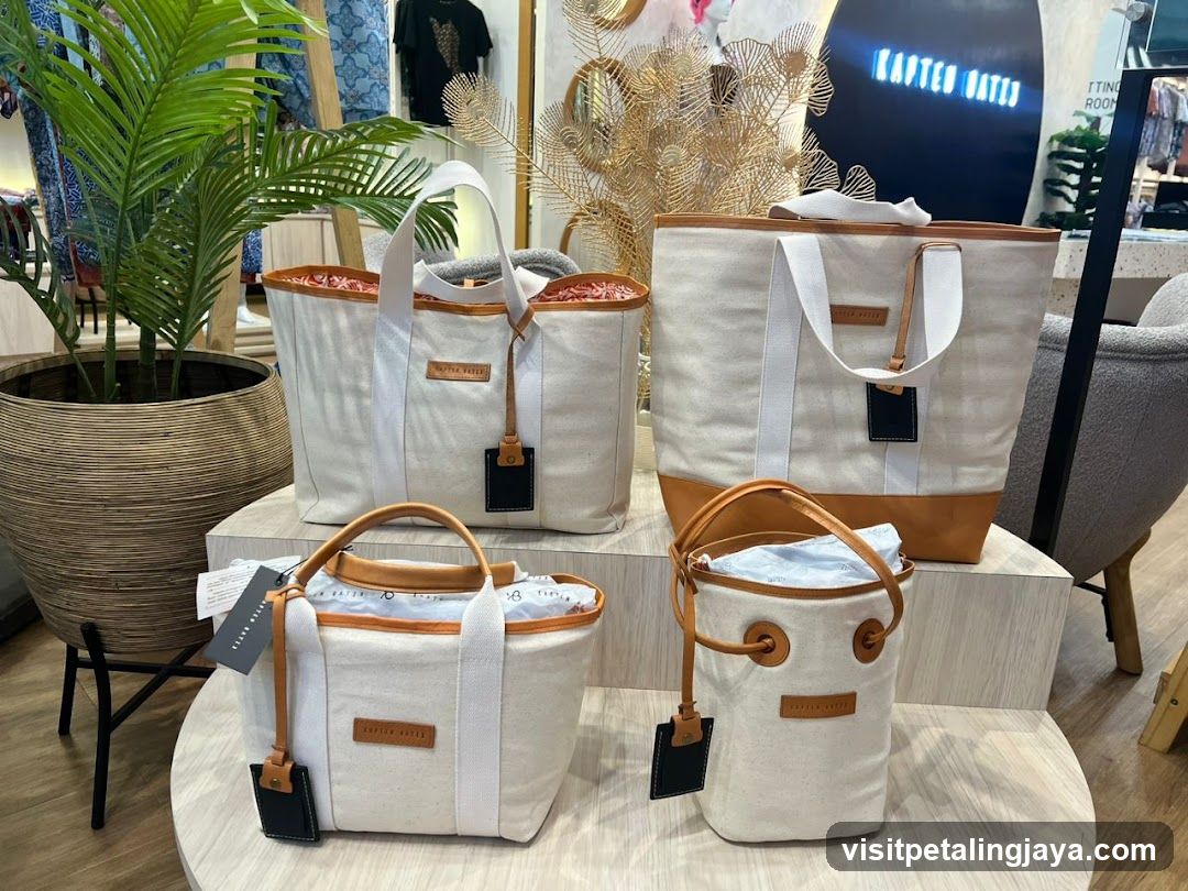 Canvas Tote Bags Display