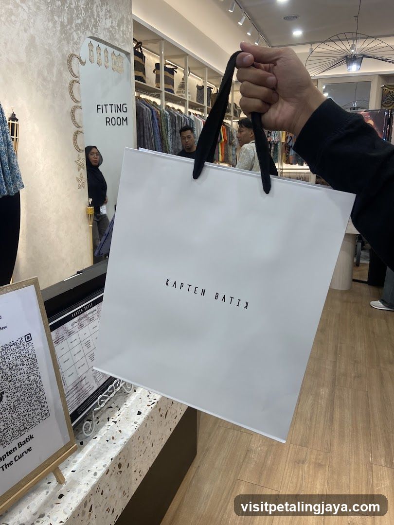 Shopping Bag in Store Interior