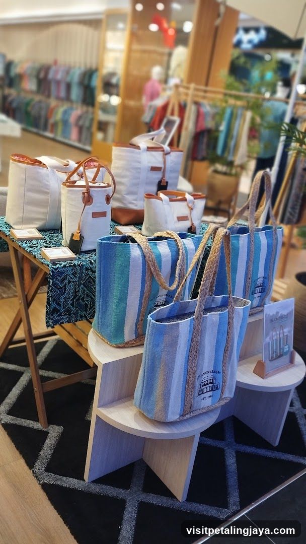Tote Bag Display in Store
