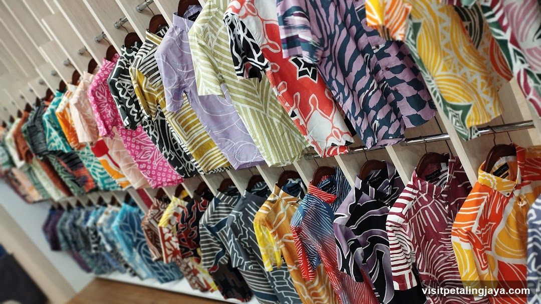 Colorful Patterned Shirts Display