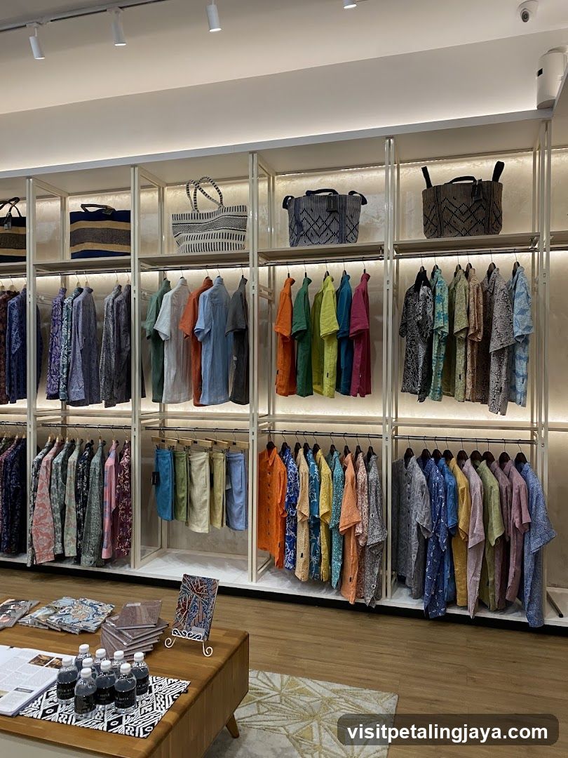 Clothing Store Interior Display