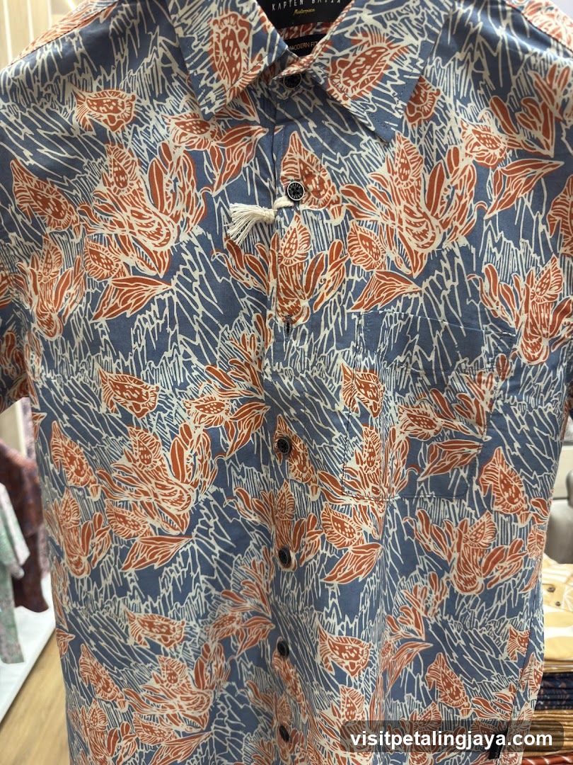 Floral Patterned Shirt Display