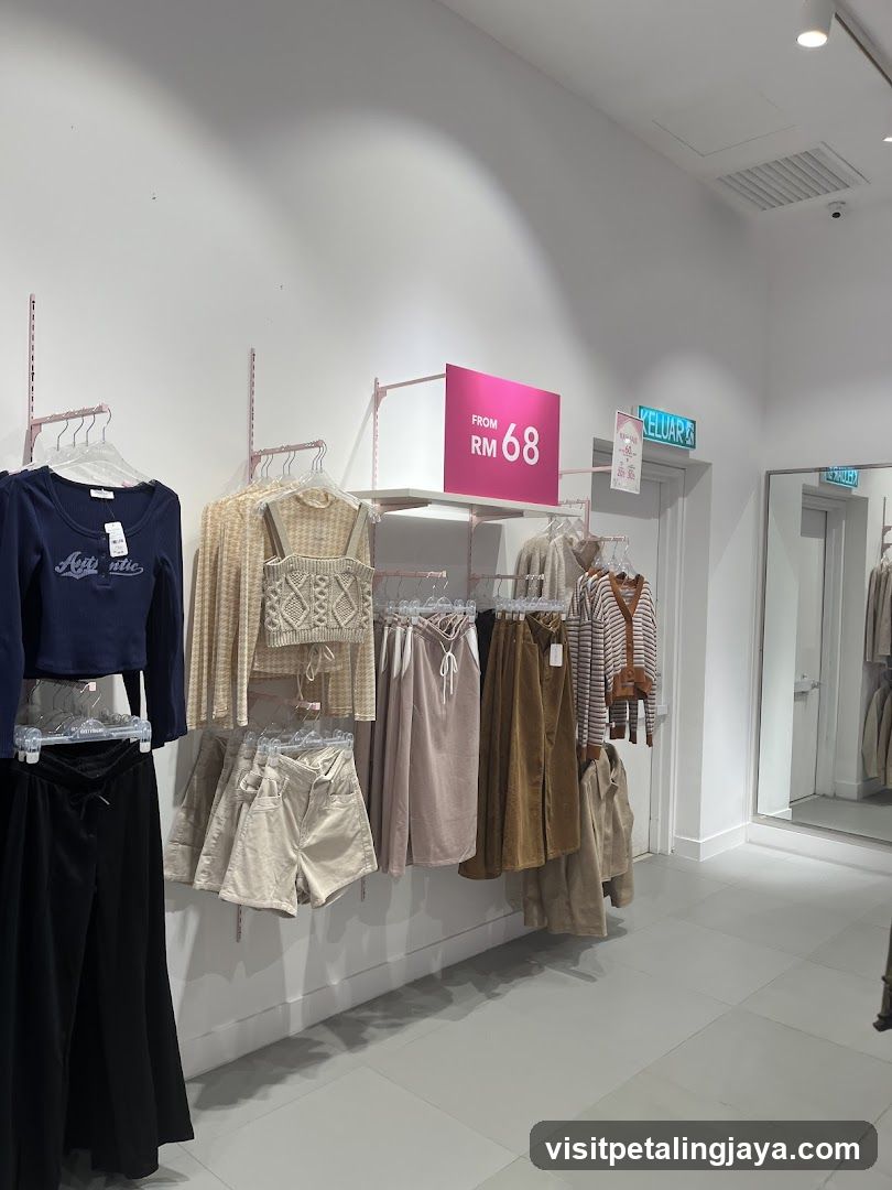 Clothing Store Interior Display