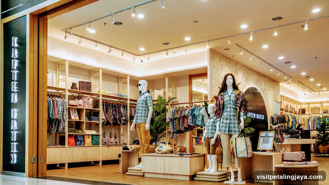 Clothing Store Interior Display