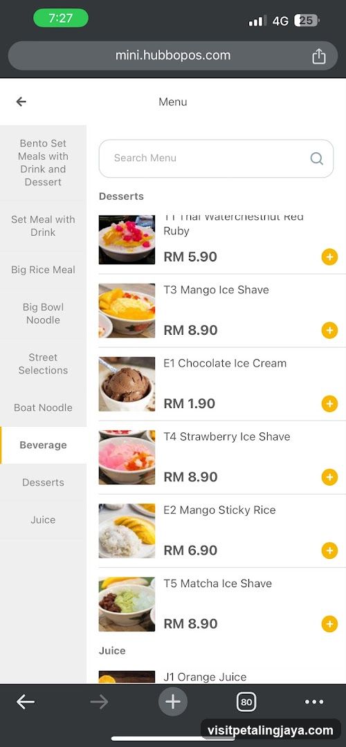 mini.hubbopos.com Menu