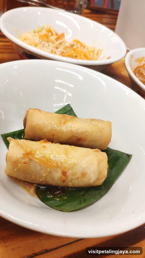 Spring Rolls with Side Dish