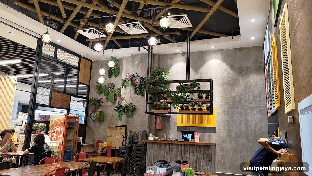 Interior of a casual dining space